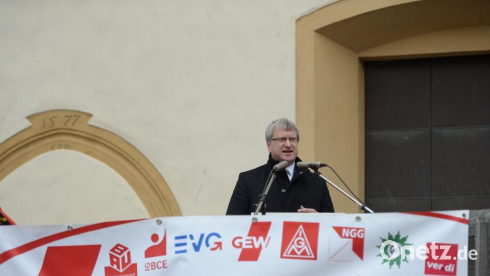 Alexander Gröbner, der oberpfälzer Verdi-Bezirksgeschäftsführer. Bild: brü