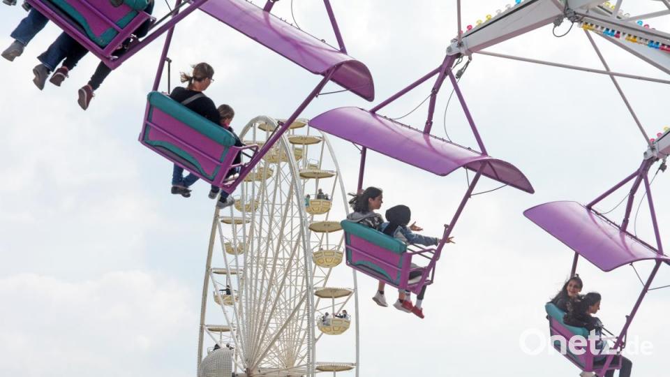 Jetzt geht&#039;s ab! Beim Kinder- und Familientag am Frühlingsfest am Donnerstag gibt es das volle Vergnügen zu kleineren Preisen. Bild: Gabi Schönberger