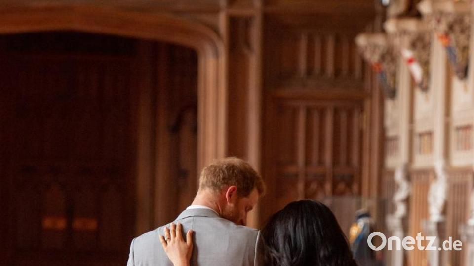 Die glücklichen Eltern Prinz Harry und Herzogin Meghan mit ihrem Sohn. Bild: Dominic Lipinski/PA Wire/dpa