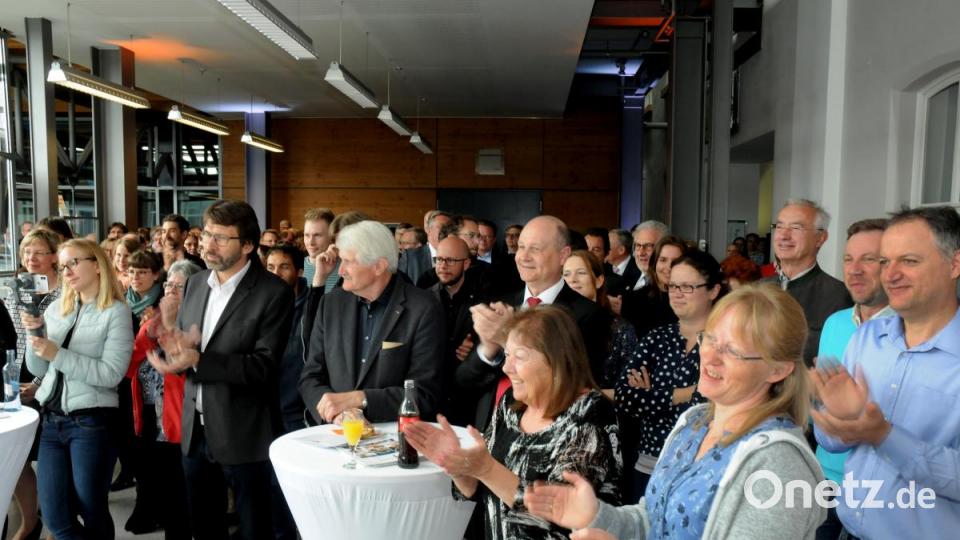 Im Foyer vor dem Audimax begrüßte OTH-Professorin Andrea Klug die rund 250 Gäste. Bild: Stephan Huber
