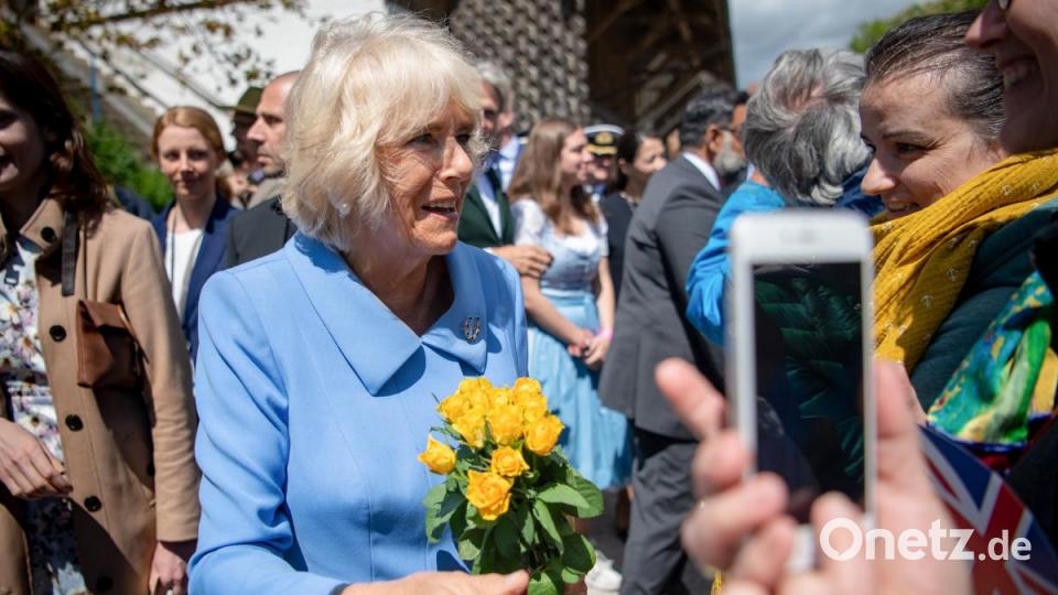Prinz Charles und Camilla beim Besuch in Bayern. Bild: Sina Schuldt/dpa