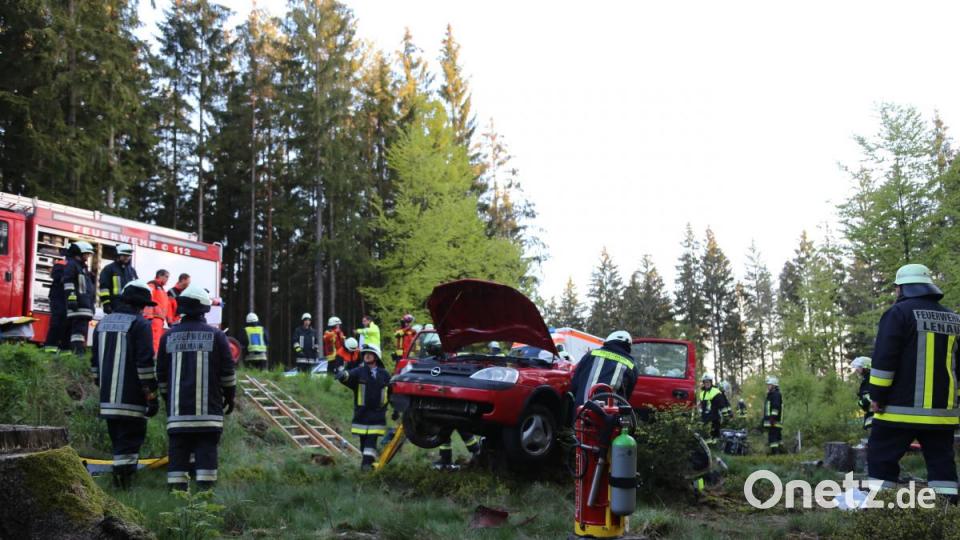 Verkehrsunfall zwischen Kulmain und Ebnath bei Frankenreuth Bild: rw