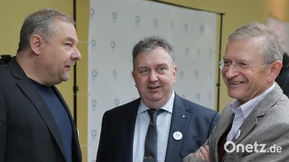 Gäste beim Jubiläum der Wirtschaftsjunioren Amberg-Sulzbach. Bild: Wolfgang Steinbacher