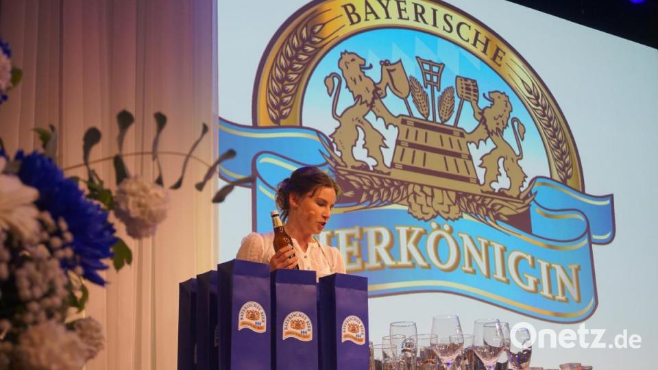 Runde zwei, Bier vorstellen. Lisa Wagner musste ein Pils vorstellen. Bild: jut