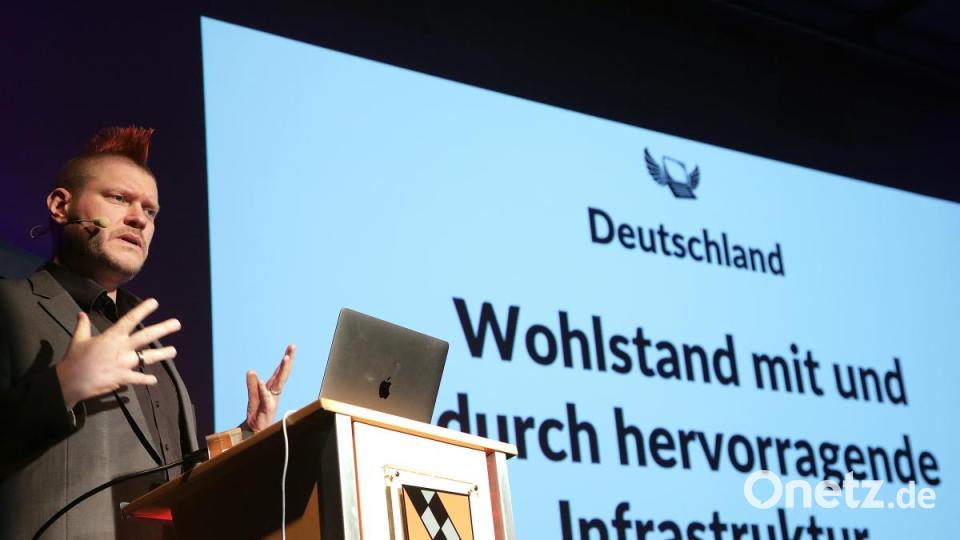 50-Jahr-Feier Wirtschaftsjunioren mit Sascha Lobo. Bild: Wolfgang Steinbacher