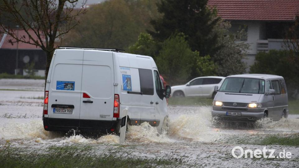 Vor allem im Süden Deutschlands regnete es heftig. Bild: Karl-Josef Hildenbrand