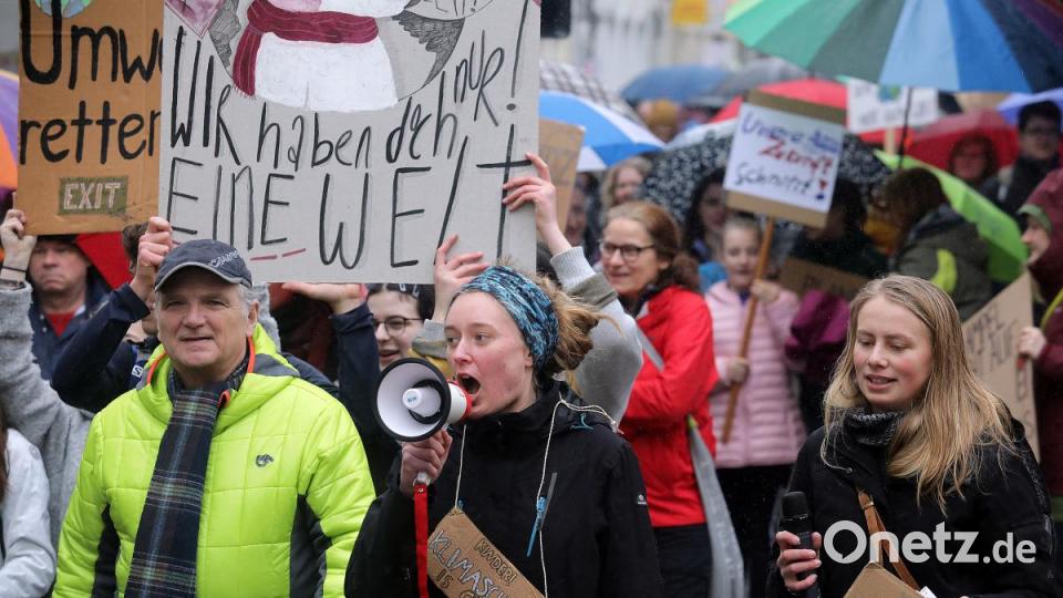 Demo für Klimaschutz Bild: Wolfgang Steinbacher