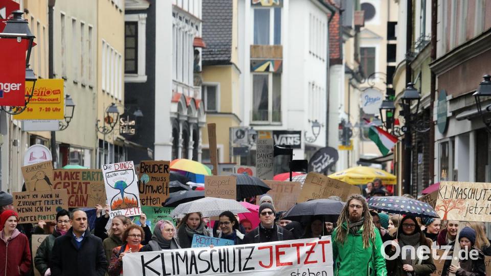 Demo für Klimaschutz Bild: Wolfgang Steinbacher