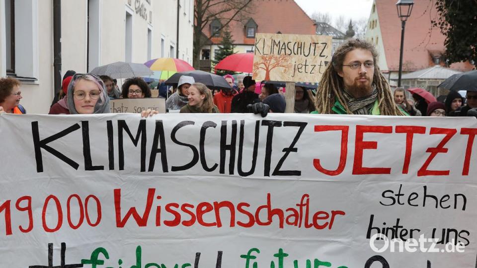 Demo für Klimaschutz Bild: Wolfgang Steinbacher