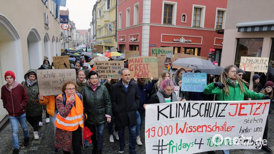 Demo für Klimaschutz Bild: Wolfgang Steinbacher