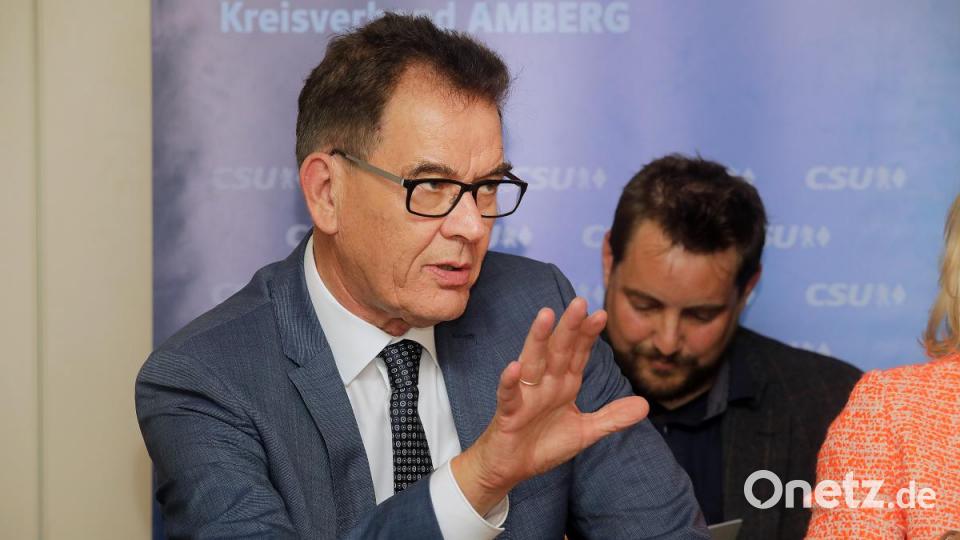 Der Bundesminister für wirtschaftliche Zusammenarbeit und Entwicklung, Gerd Müller (CSU) Bild: Wolfgang Steinbacher