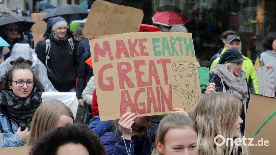 Demo für Klimaschutz Bild: Wolfgang Steinbacher