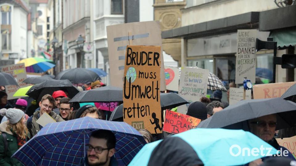 Demo für Klimaschutz Bild: Wolfgang Steinbacher