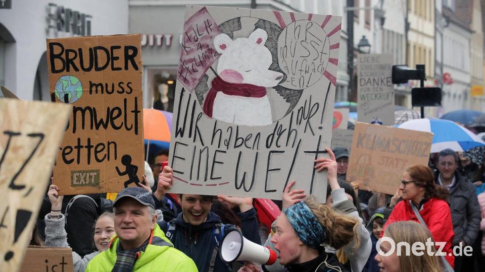Demo für Klimaschutz Bild: Wolfgang Steinbacher