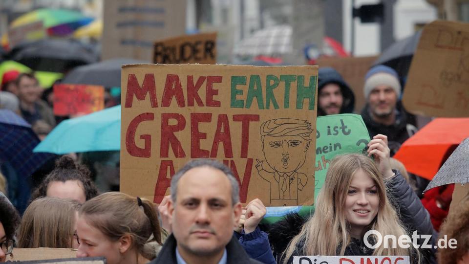 Demo für Klimaschutz Bild: Wolfgang Steinbacher