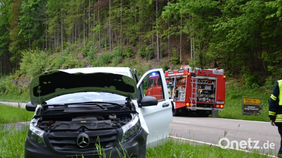 Unfall bei Högen. Bild: upl