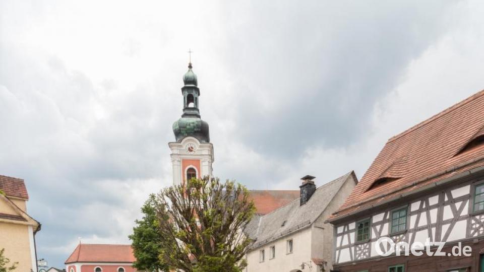 Der Marktplatz in Neualbenreuth. Bild: dtr