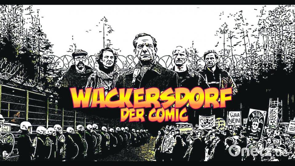 Die Schüler der Hans-Scholl-Realschule arbeiten die Geschichte des Wiederstands gegen die WAA in Wackersdorf mit einem Comic auf. Bild: Externer Beitrag