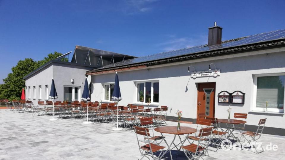 Die neu gestaltete Terrasse Bild: lma