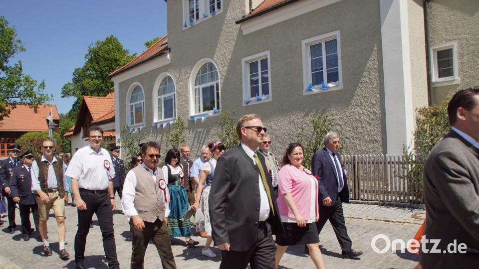 Auch MdL Alexander Flierl und die MdB&#039;s Marianne Schieder und Karl Holmeier waren in Stadlern dabei. Bild: mmj