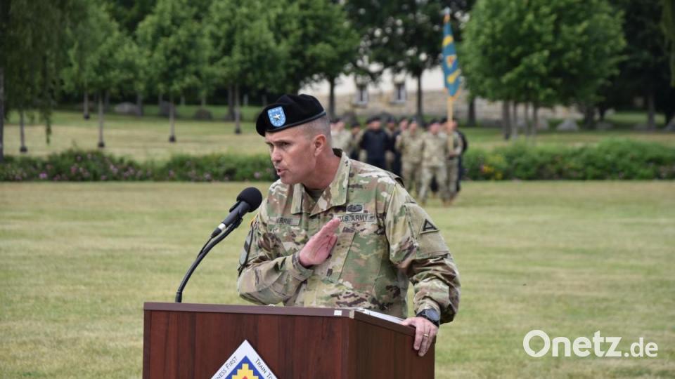 Brigadegeneral Christopher R. Norrie, Kommandeur des 7. US-Armee Trainingskommandos.. Bild: Alexander Pausch