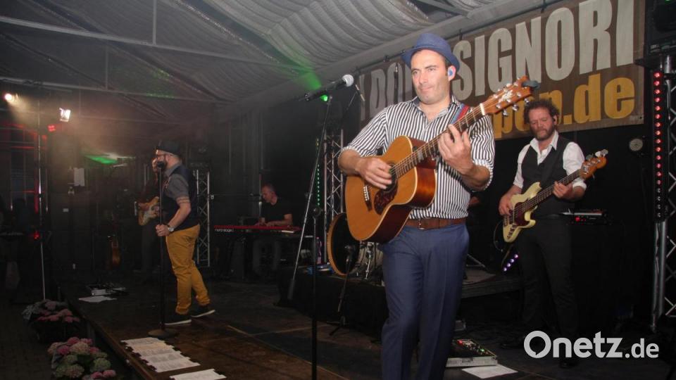 "Italienische Nacht" mit "I Dolci Signori" bei Schinner in Güttern. Bild: wro