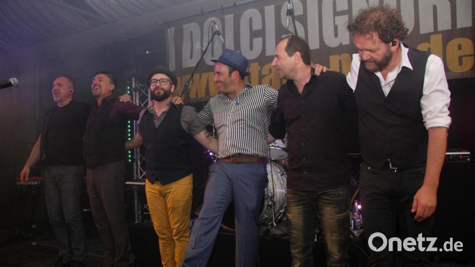 "Italienische Nacht" mit "I Dolci Signori" bei Schinner in Güttern. Bild: wro