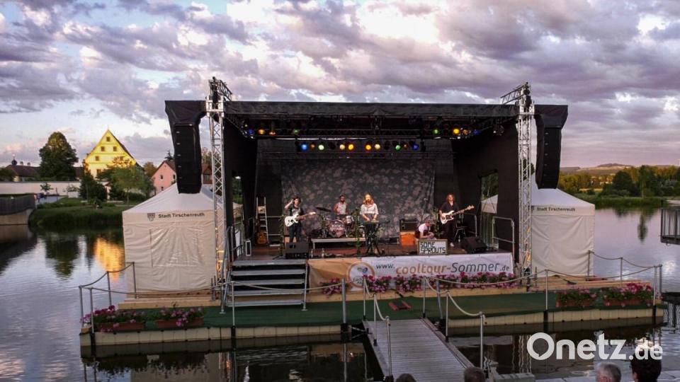 Der Headliner &quot;Some Sprouts&quot; beim Konzert auf der Seebühne. Bild: rw