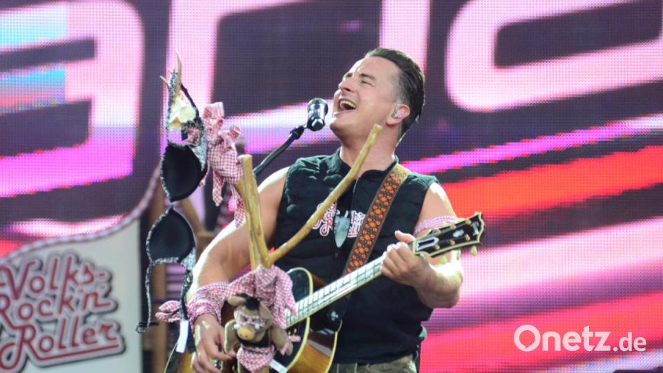 Andreas Gabalier rockt das Münchner Olympiastadion. Bild: Kunz