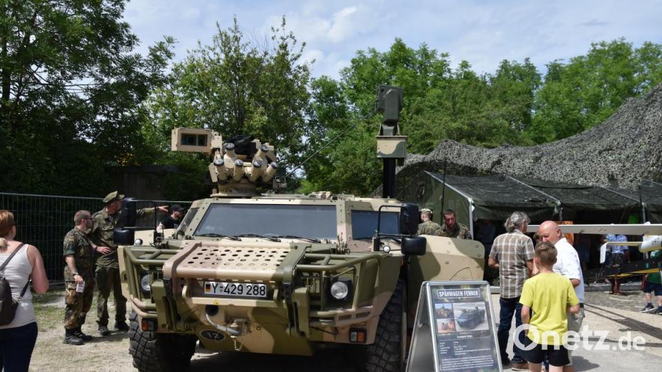 Ein Spähwagen vom Typ Fennek beim Tag der Bundeswehr in Cham. Bild: Alexander Pausch