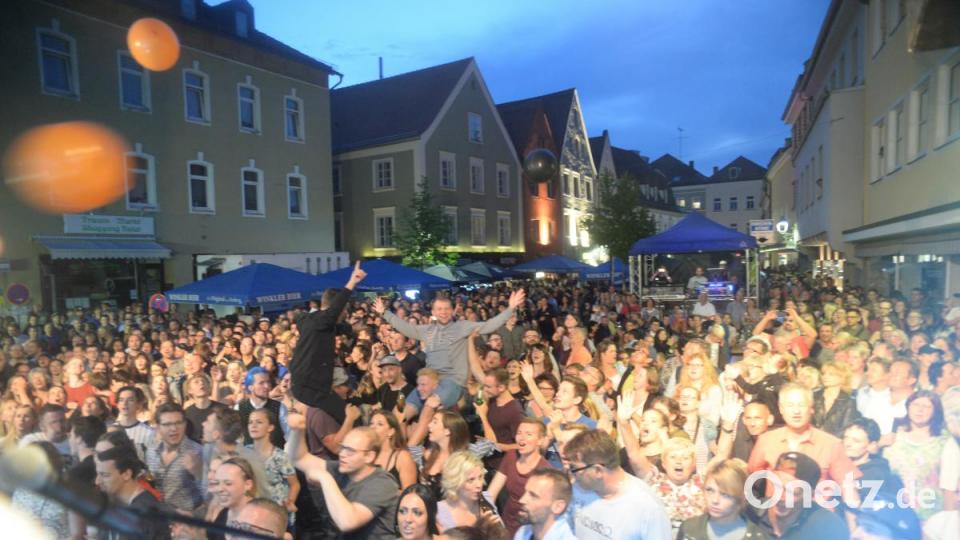 The Funky Blues Rabbits beim Altstadtfest 2018 am Roßmarkt in Amberg Bild: Andreas Brückmann