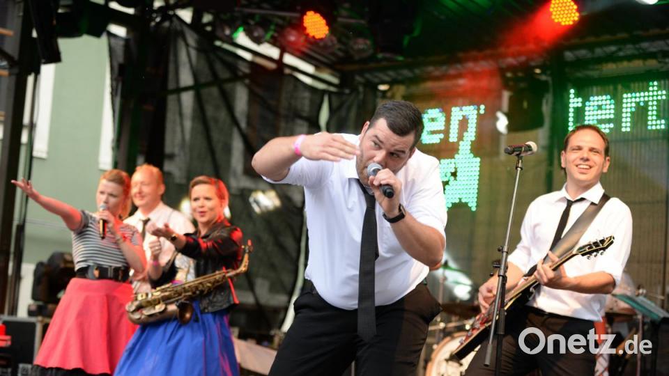 The Funky Blues Rabbits beim Altstadtfest 2018 am Roßmarkt in Amberg Bild: Andreas Brückmann