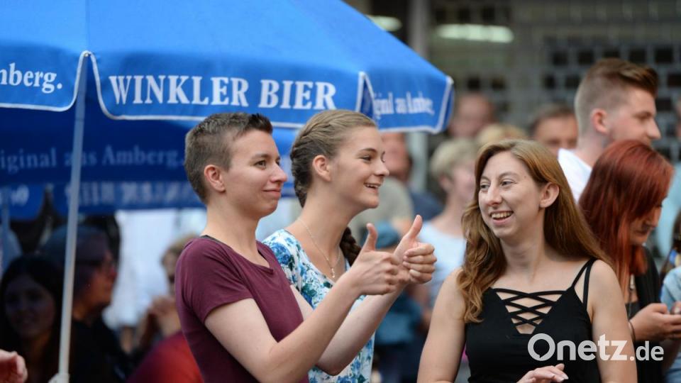 The Funky Blues Rabbits beim Altstadtfest 2018 am Roßmarkt in Amberg Bild: Andreas Brückmann