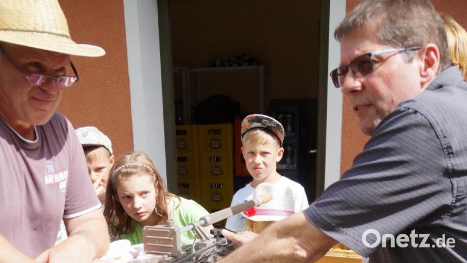 Toll, wenn das „flüssige Gold“ fließt. Bild: weu