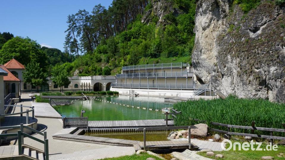 Für die Stadt Pottenstein ist das Bad eine der wichtigsten Freizeitattraktionen, neben Teufelshöhle und Erlebnisfelsen. Bild: jut