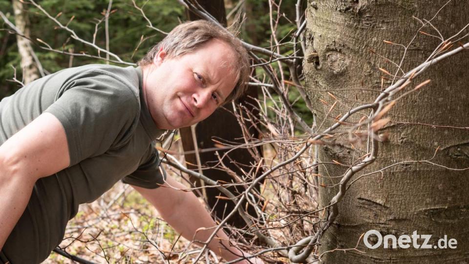 Die neue Dose ist gut getarnt und sicher verborgen. Geocacher werden den frisch ausgelegten &quot;Hasengrill&quot; leicht entdecken. Bild: pml