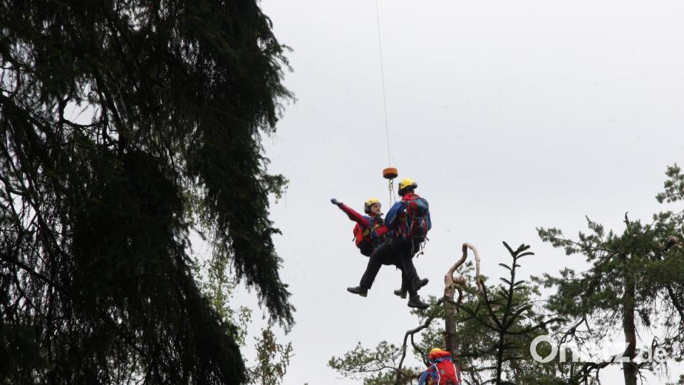 Luftrettungs-Übung am 22.6.2019 in Fuchsmühl Bild: wro