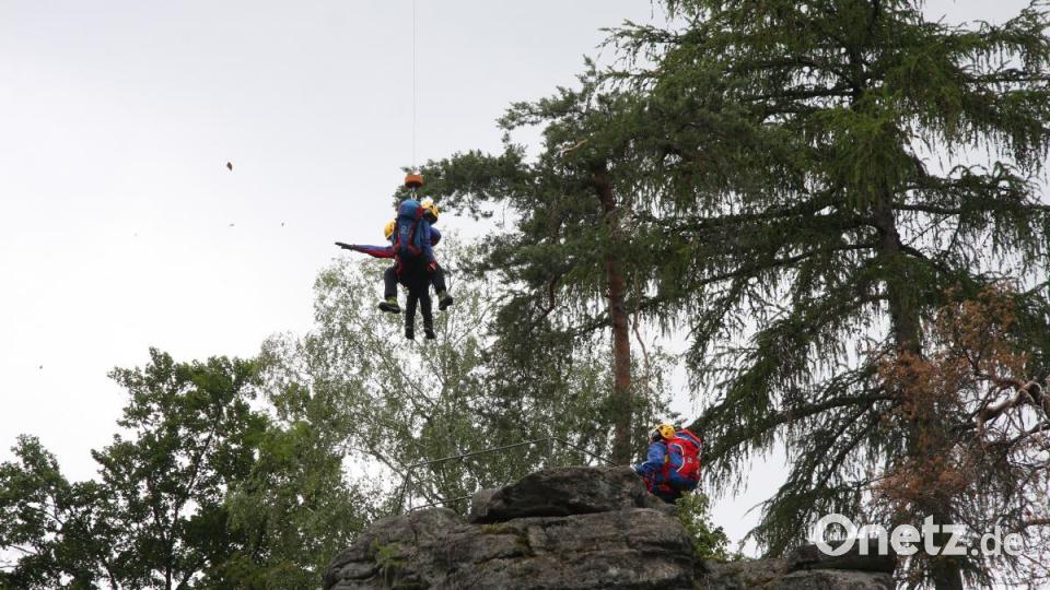 Luftrettungs-Übung am 22.6.2019 in Fuchsmühl Bild: wro