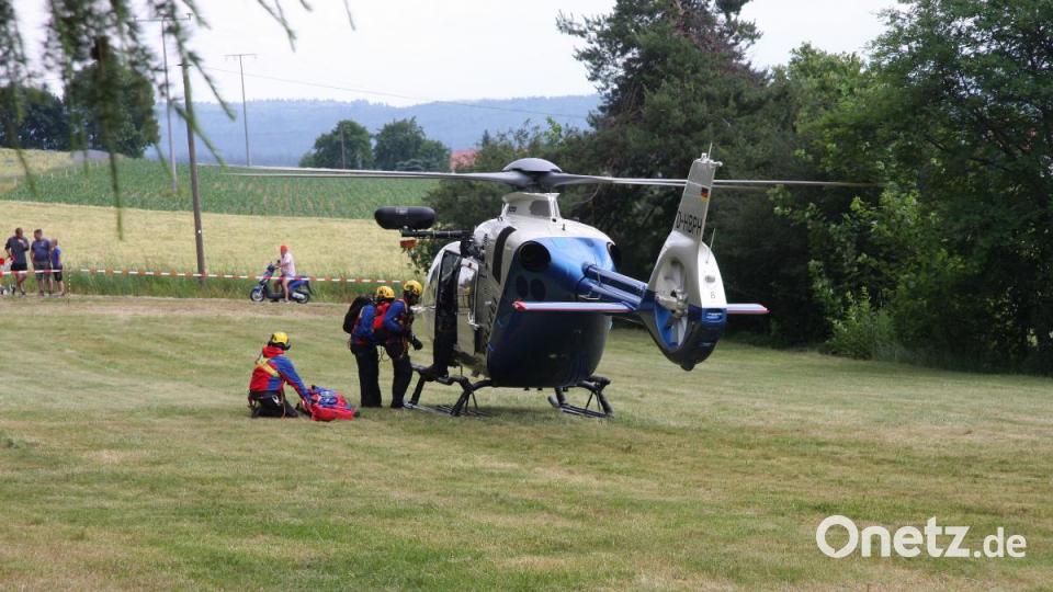 Luftrettungs-Übung am 22.6.2019 in Fuchsmühl Bild: wro