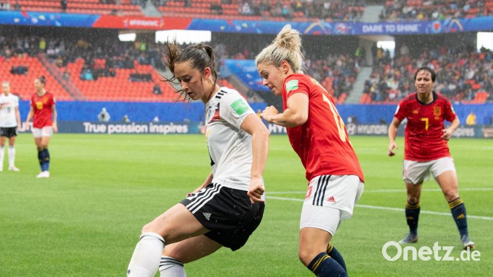 Im zweiten Vorrundenspiel der WM 2019 gegen Spanien. In der Partie schoss sie das Siegtor und wurde Spielerin des Spiels. Bild: dpa