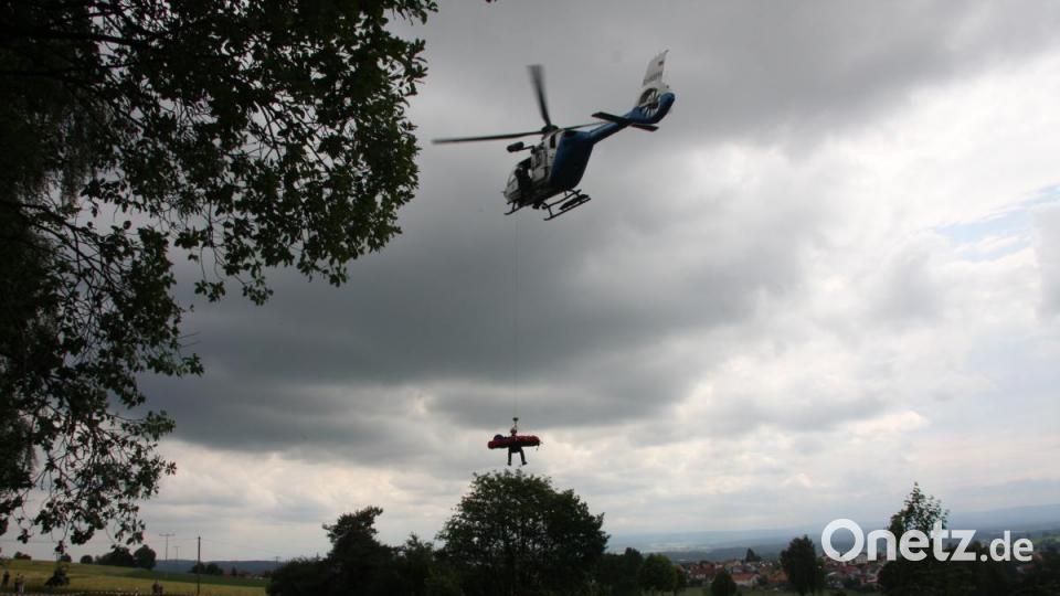 Luftrettungs-Übung am 22.6.2019 in Fuchsmühl Bild: wro