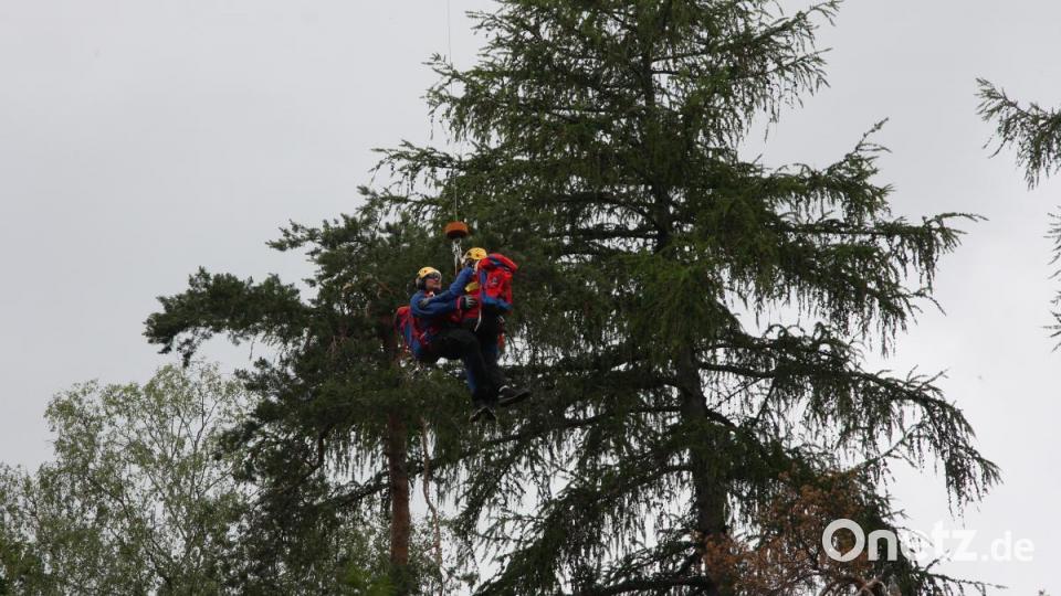Luftrettungs-Übung am 22.6.2019 in Fuchsmühl Bild: wro