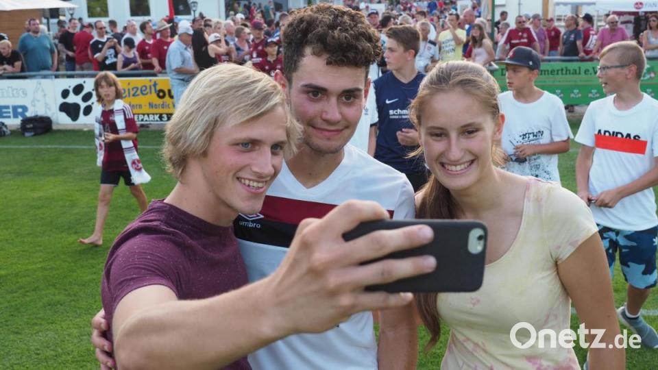 Der Club schießt Tore: Sechs Stück beim 6:0-Erfolg im Freundschaftsspiel bei der DJK Ammerthal. Bild: ref