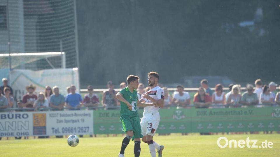 Der Club schießt Tore: Sechs Stück beim 6:0-Erfolg im Freundschaftsspiel bei der DJK Ammerthal. Bild: ref