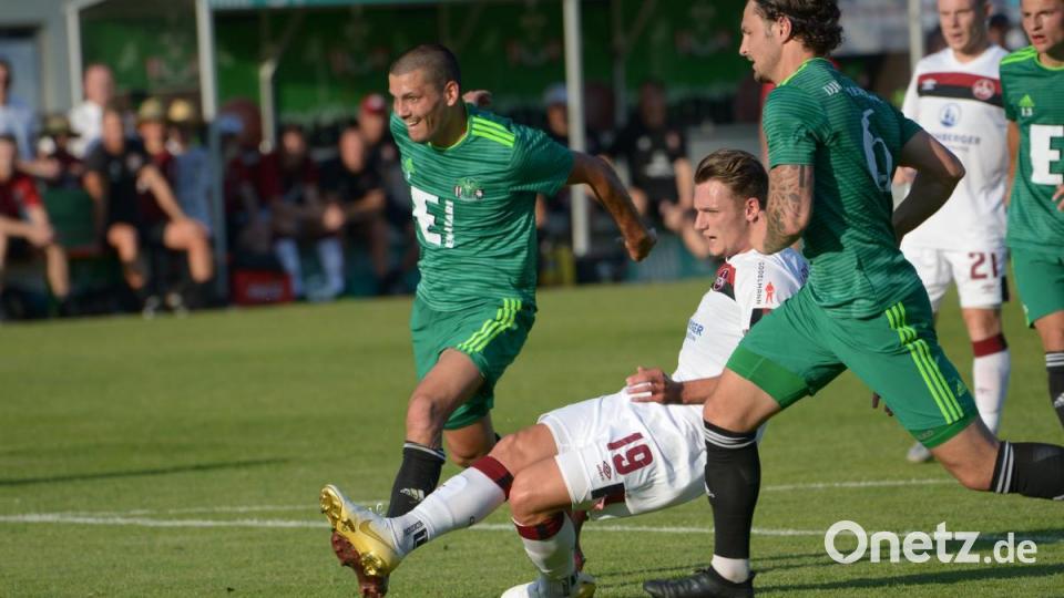 Der Club schießt Tore: Sechs Stück beim 6:0-Erfolg im Freundschaftsspiel bei der DJK Ammerthal. Bild: ref