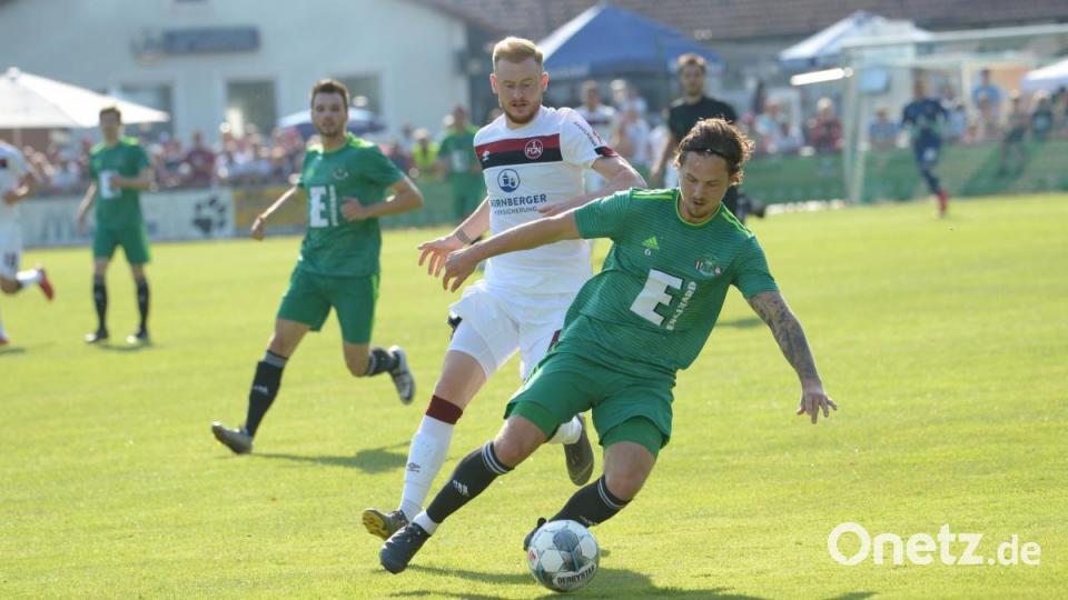 Der Club schießt Tore: Sechs Stück beim 6:0-Erfolg im Freundschaftsspiel bei der DJK Ammerthal. Bild: ref
