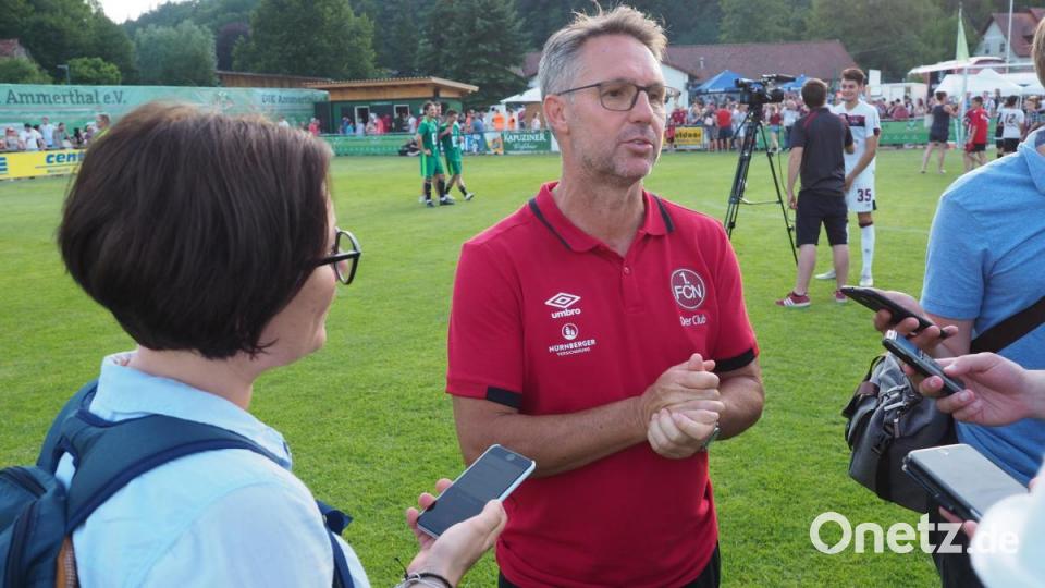 Der Club schießt Tore: Sechs Stück beim 6:0-Erfolg im Freundschaftsspiel bei der DJK Ammerthal. Bild: ref