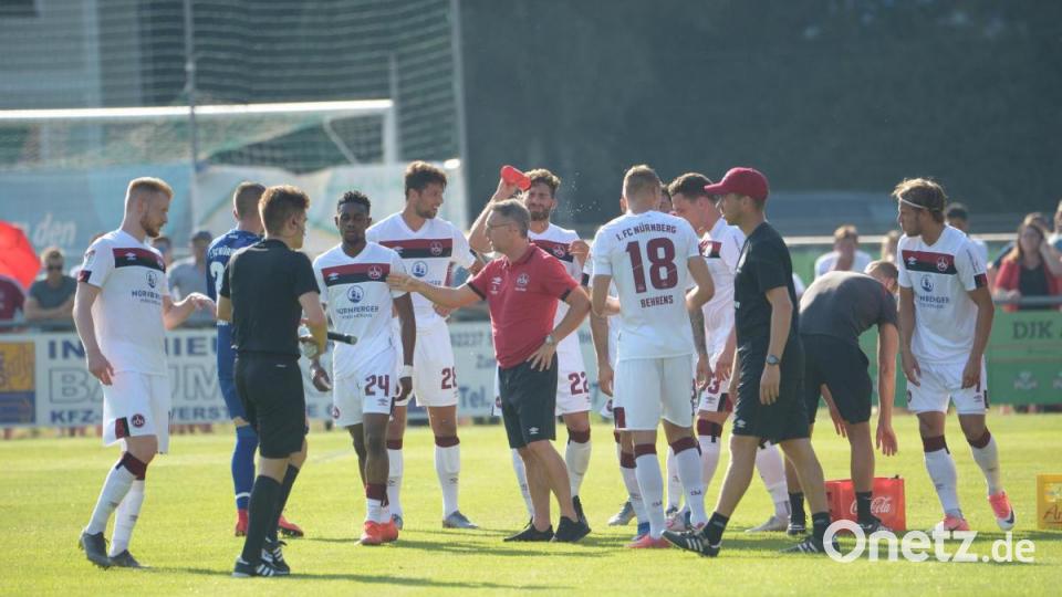 Der Club schießt Tore: Sechs Stück beim 6:0-Erfolg im Freundschaftsspiel bei der DJK Ammerthal. Bild: ref
