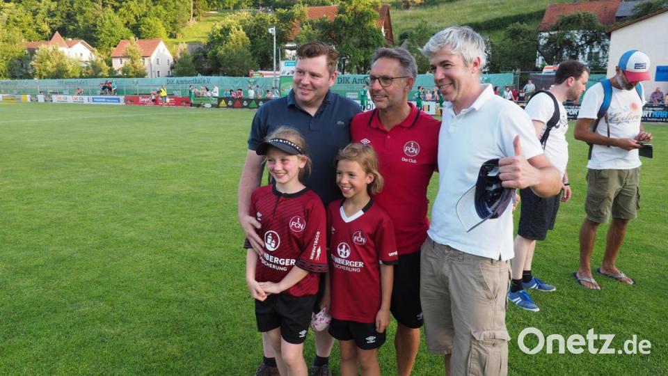 Der Club schießt Tore: Sechs Stück beim 6:0-Erfolg im Freundschaftsspiel bei der DJK Ammerthal. Bild: ref