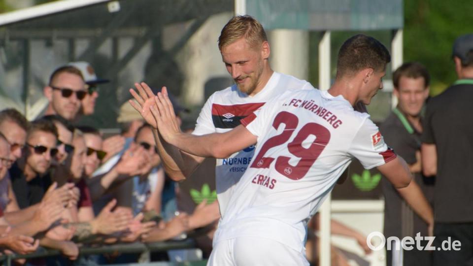 Der Club schießt Tore: Sechs Stück beim 6:0-Erfolg im Freundschaftsspiel bei der DJK Ammerthal. Bild: ref